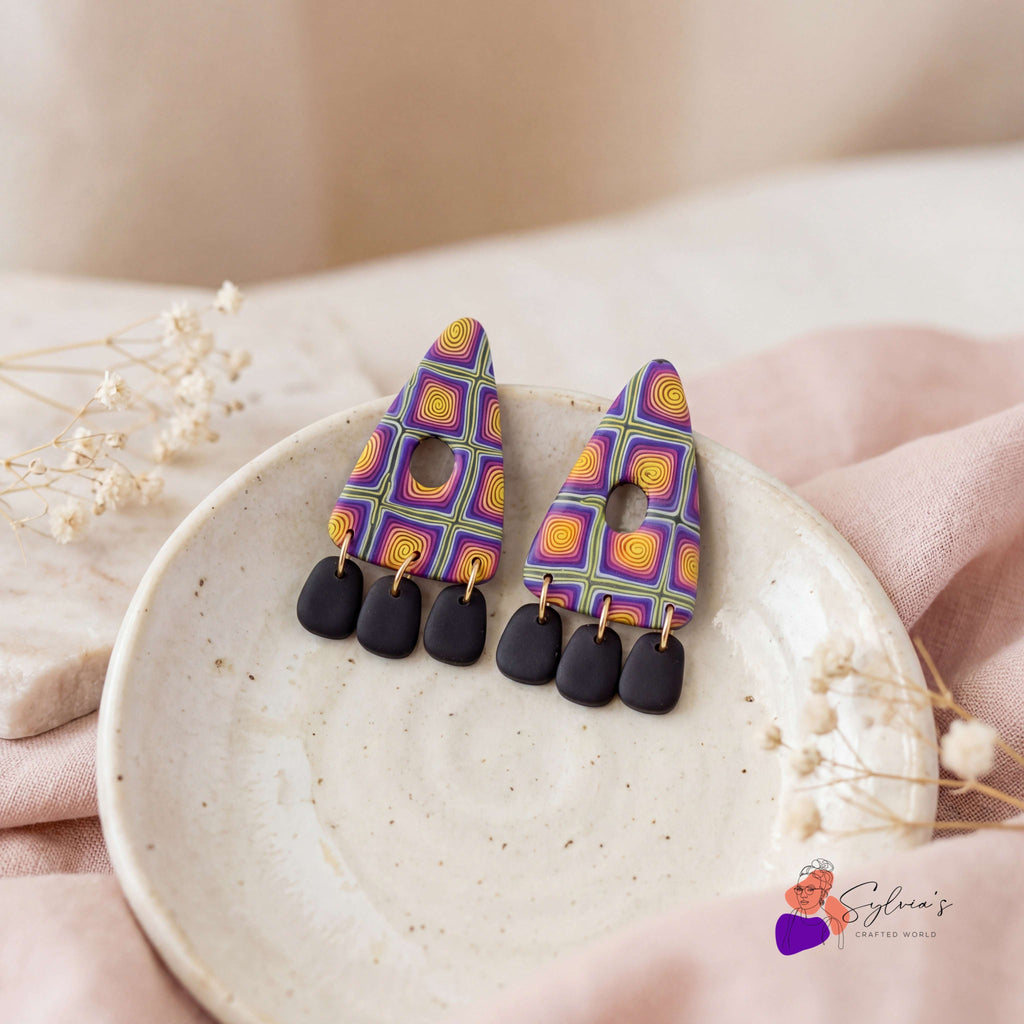 2 Paires Boucles D'Oreilles Femme 18K Boucles D'Oreilles Or Goutte D